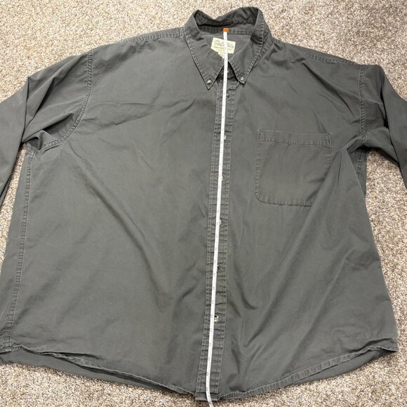 Cabela’s 3XL Long Sleeve Button Up Shirt Gray Casual Workwear - Picture 6 of 15